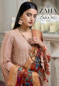 Zaha Zara Ali Vol 2 Pure Cambric Cotton Pakistani Salwar Suits